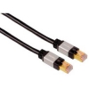 Патч-корд Hama H-53758 8p8c (RJ45) (m-m) CAT6 STP 5зв позолоченные контакты 5.0 м черный (00053758)