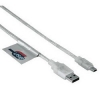Кабель Hama H-74219 USB 2.0 A-mini B (B 5Pin) (m-m) 1.8 м прозрачный  (00074219)