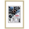 Фоторамка Hama H-61015 Chicago 30x40см паспарту 20х28см алюминий золотистый  (00061015)