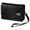 Сумка для навигатора Hama Black&White S2 black 2.5х8х13см магнитная застежка/кожа (H-93758) (00093758)