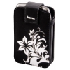 Сумка для навигатора Hama Velvet Flower S2 black 8х2.5х13см вельвет (H-93743)