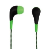 Наушники вкладыши Hama Neon H-93064 1.2м черный/зеленый проводные (в ушной раковине) (00093064)