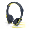 Наушники накладные Genius GHP-460S 1.2м черный/желтый проводные (оголовье) (31710178100)