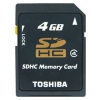 Флеш карта SDHC 4Gb Class4 Toshiba SD-K04GJ(6 w/o adapter (мин.кол.5)