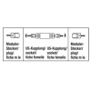 Адаптер Hama 6p6c (f-f) black (H-44433)