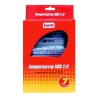 Сетевой хаб Buro ST1014-BURO USB 2.0 на 7 портов активный (с адаптером 220В и кабелем)