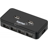 Разветвитель USB 2.0 Hama Active1:7 7порт. черный (00039859)