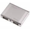 Разветвитель USB 2.0 Hama Aluminium 4порт. (00078498)