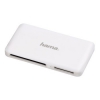Кардридер Hama H-114842 SD для Slim USB3.0 поддерживает SDXC/microSDXC прорезиненное покрытие белый  (00114842)