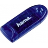 Устройство считывания/записи карт памяти Hama H-55310 SD/MMC 6 в 1 USB 2.0 поддерживает SDXC синий  (00055310)