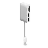 Устройство чтения карт памяти iLuv iCB718WHT 2*USB CF/SD/MS (мин.кол.5)