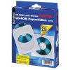 Конверт Hama на 1CD/DVD H-51060 прозрачный (упак.:25шт) (00051060)