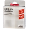 Конверт Hama на 1CD/DVD H-51094 прозрачный (упак.:50шт) (00051094)