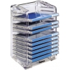 Стойка Hama H-48004 Rack&Stack для СD 12шт пластик прозрачная (00048004)