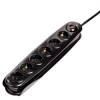 Сетевой удлинитель Hama H-108801 1.5м (6 розеток) черный (00108801)