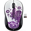 Мышь Logitech M325 фиолетовый/черный оптическая (1000dpi) беспроводная USB1.1 для ноутбука (2but) (910-003020)