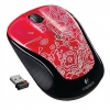 Мышь Logitech M325 topography красный/черный оптическая (1000dpi) беспроводная USB1.1 для ноутбука (2but) (910-003029)
