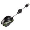 Мышь Hama H-53872 черный/зеленый лазерная (1600dpi) USB для ноутбука (00053872)