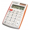 Калькулятор карманный Citizen SLD-322RG 10 разрядов белый/оранж двойное питание базовые ариф функции (SLD322RG)