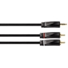 Кабель аудио Avinity H-107532 Jack 3.5 (m)/2хRCA (m) 2м. Позолоченные контакты черный (00107532)