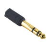 Адаптер Hama H-43293 3.5 мм Jack (f) -> 6.3 мм Jack (m) стерео позолоченные контакты 3зв черный  (00043293)