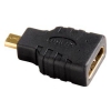 Адаптер аудио-видео Hama H-39863 HDMI (f)/Micro HDMI (m) Позолоченные контакты черный 3зв (00039863)
