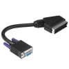 Адаптер Hama H-43192 Scart (m) - VGA (15 контактный HDD f) черный  (00043192)