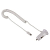Зарядное устройство Hama H-102096 автомобильное для iPhone 5 MFI витой кабель белый (00102096)