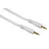 Кабель аудио Hama H-14003 Jack 3.5 (m)/Jack 3.5 (m) 2м. Позолоченные контакты белый (00014003)