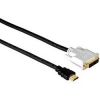 Кабель Hama H-43074 HDMI - DVI/D Single Link (m-m) 2.0 м позолоченные контакты 3зв черный (00043074)
