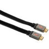 Кабель HDMI Hama (m-m) 1.5м ver1.3 плоский позолоченные контакты текстильная оплетка черн (H-83040)