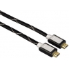 Кабель Hama H-30113 HDMI 1.3 (m-m) 1.5 м позолоченные контакты 1080p текстильная оплетка черный (00030113)