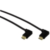 Кабель Hama H-43513 HDMI 1.3 (m-m) угловые штекеры 3.0 м позолоченные контакты 1080p 3зв черный (00043513)