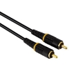 Кабель аудио Hama H-48631 1хRCA (m)/1хRCA (m) 1.5м. Позолоченные контакты черный (00048631)