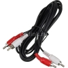 Кабель аудио Hama H-30457 2хRCA (m)/2хRCA (m) 2.5м. черный (00030457)