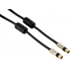 Кабель антенный Hama H-83111 Coax (m)/Coax (f) 5м. феррит.кольца черный (00083111)