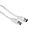 Кабель антенный Hama H-11907 Coax (m)/Coax (f) 10м. белый (00011907)