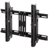 Кронштейн для ТВ Hama H-11724 L (до 42"/107 см) VESA 400*300 до 75 кг 1зв motion (наклон) черный  (00011724)