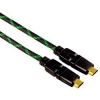 Кабель Hama H-51779 HDMI 1.4 (m-m) для Xbox 360 2м вращающиеся  4Kx2K 10.2Гбит/с HEC 3зв черн/зелен (00051779)
