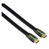 Кабель Hama H-51778 HDMI 1.4 (m-m) для Xbox 360 плоский 2.0 м  4Kx2K 10.2Гбит/с HEC 3зв черн/зелен (00051778)