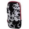 Чехол Hama H-114168 Splashing Bone для Playstation Vita на молнии иск. кож дизайн-черепа черн/серый  (00114168)