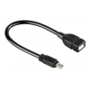 Адаптер Hama H-107201 USB 2.0 mini B-A (m-f) 0.1 м * черный (00107201)