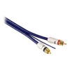 Кабель Hama H-82102 Cartec Blue 2xRCA для автоусилителя (00082102)