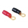 Клемма Hama H-43887 круговая сечение 25кв.мм позолоченные контакты 2шт черный/красный (00043887)