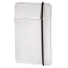 Футляр Hama H-105399 Vegas для визиток 10.5х7х0.5 см эластичная резинка иск.кожа белый  (00105399)