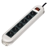 Сетевой удлинитель Xavax H-111902 1.5м (6 розеток) белый/зеленый (00111902)