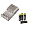 Зарядное устр. Hama H-87086 Delta Ready Pro для 2/4 аккум.AA/AAA+4 аккум.а Ready 4 Power AA/2200мАч (00087086)