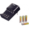 Зарядное устр. Hama H-87080 Start Digital для 2/4 аккум. NiMH AA/AAA черн/синий (00087080)