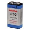Аккумулятор Hama 9V NiMH 250mAh (1шт.уп.) (00046643)