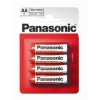 Батарейка Panasonic Red Zinc R6 АА (4шт) (R6REL/4BPR)